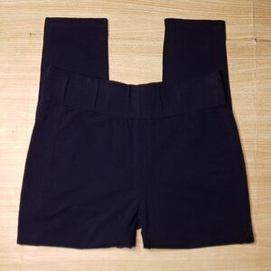 Logo By Lori Goldstein Petite Navy Knit Ankle Pants MP